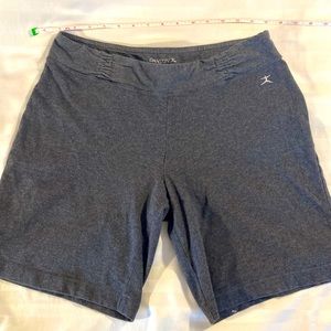 DARK GREY ATHLETIC SHORTS- workout shorts woman’s (M)